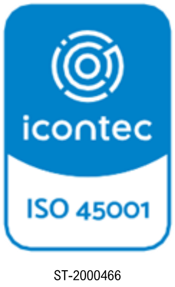 Certificado ICONTEC ISO 45001 - ST-2000466